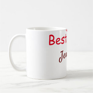 Best nurse ever add name text hospital medical sta coffee mug