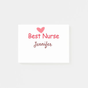 Best nurse ever add name text hospital medical sta post-it notes