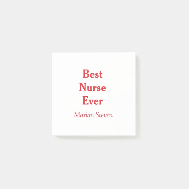 Best nurse ever medical professional paramedical d post-it notes (Front)
