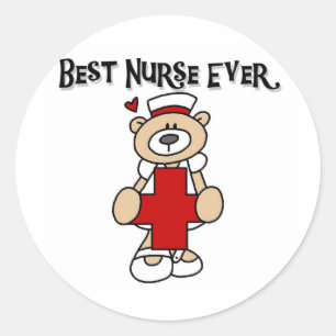 Best Nurse Ever T-shirts and Gifts Classic Round Sticker