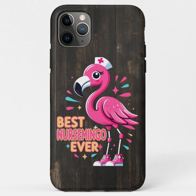 Best Nursemingo Ever Nurse Flamingo Lover Case-Mate iPhone Case (Back)