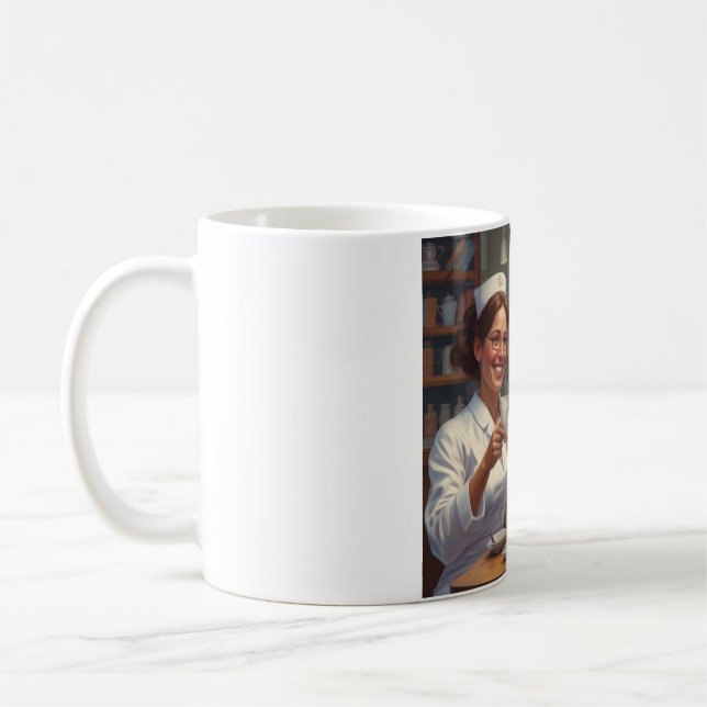 Best Nurses Mug: The Ultimate Gift for Healthcare  Coffee Mug (Left)