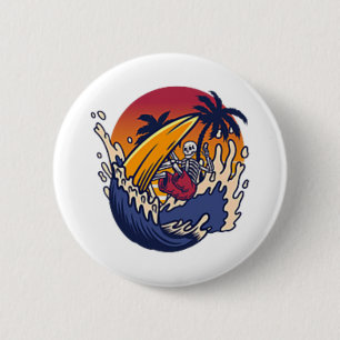 Best Nzai Pipeline Oahu Hawaii North Shore Surfing 6 Cm Round Badge