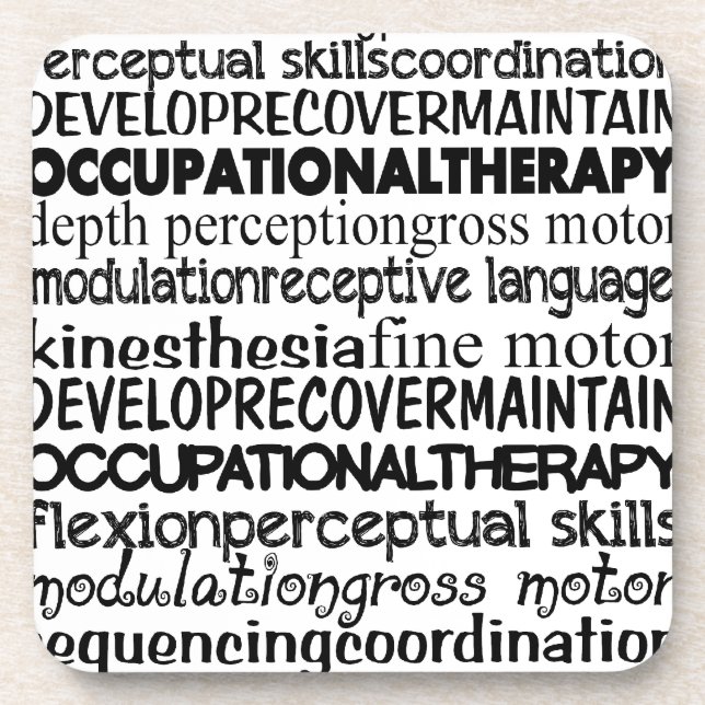 Best Occupational Therapy Gifts Coaster (Front)
