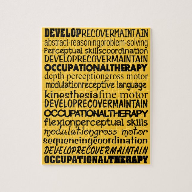Best Occupational Therapy Gifts Jigsaw Puzzle (Vertical)