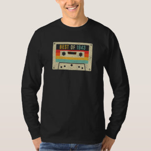 Best of 1943 Cassette Tape Retro Vintage 80th Birt T-Shirt