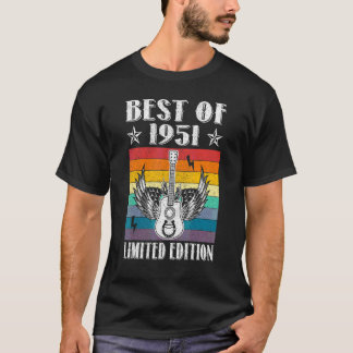 Best Of 1951  71st Birthday 71 Years Old T-Shirt