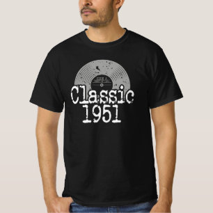 Best Of 1951 Classic Vinyl, Born In 1951 Birthday T-Shirt