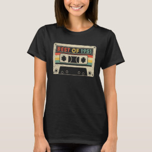 Best of 1951 Vintage 72 Year Old Men Women 72nd Bi T-Shirt