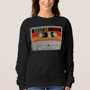 Best Of 1952 Mixtape Cassette Tape 70th Birthday Sweatshirt