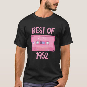 Best Of 1952 Retro Vintage Music Cassette 70Th Bir T-Shirt