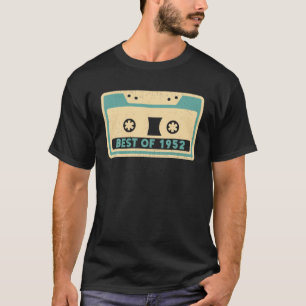 Best Of 1952 S Cassette Tape Player Vintage Retro T-Shirt