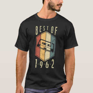 Best Of 1962 60 Year Old  Cassette Tape 60th Birth T-Shirt