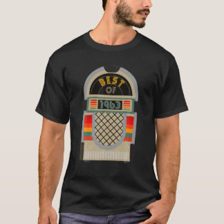 Best Of 1963 58Rd Birthday Gifts Jukebox Vintage R T-Shirt
