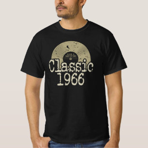 Best Of 1966 Classic Vinyl, Born In 1966 Birthday T-Shirt