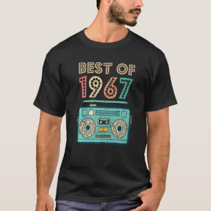 Best Of 1967 55th Birthday Cassette Retro Vintage T-Shirt
