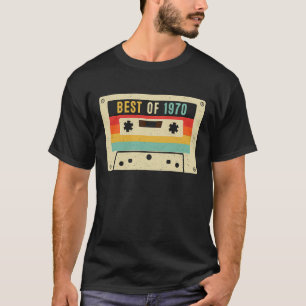 Best of 1970 Cassette Tape Retro Vintage 53rd Birt T-Shirt