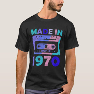 Best Of 1970 Vintage Mixtape Over 50 50 Years Old T-Shirt