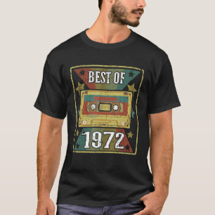Best Of 1972 Retro Vintage Cassette Tape Classic M T-Shirt