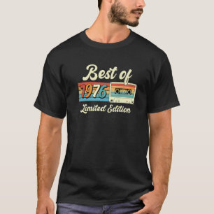 Best Of 1976 Cassette Tape 46Th Birthday Decoratio T-Shirt
