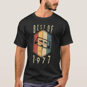 Best Of 1977 45 Year Old  Cassette Tape 45th Birth T-Shirt