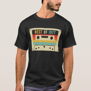 Best of 1977 Cassette Tape Retro Vintage 46th Birt T-Shirt
