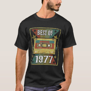 Best Of 1977 Retro Vintage Cassette Tape Classic M T-Shirt