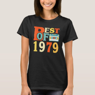 Best Of 1979 42nd Birthday Cassette Tape Vintage T-Shirt
