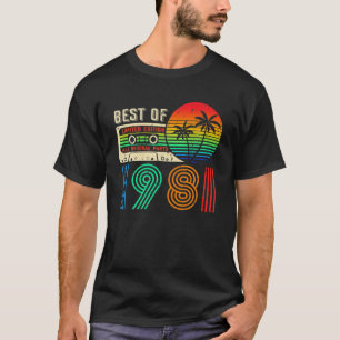 Best Of 1981 41St Birthday Vintage Cassette Limite T-Shirt
