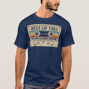 Best of 1982 40 Years of Being Awesome Gifts 40th T-Shirt