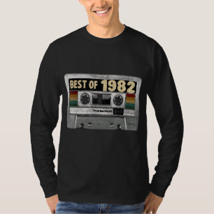 Best Of 1982 40th Birthday Cassette Tape T-Shirt