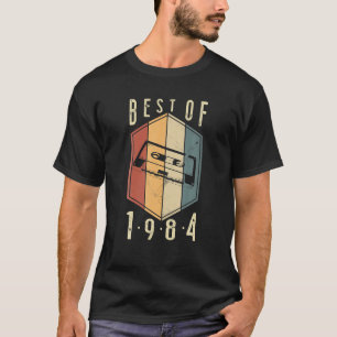 Best Of 1984 40 Year Old Gifts Cassette Tape 40th T-Shirt