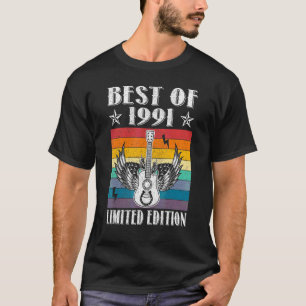 Best Of 1991 31st Birthday 31 Years Old T-Shirt