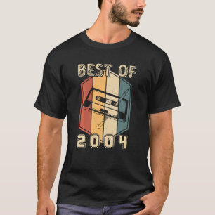 Best Of 2004 18 Year Old Cassette Tape 18th Birth T-Shirt