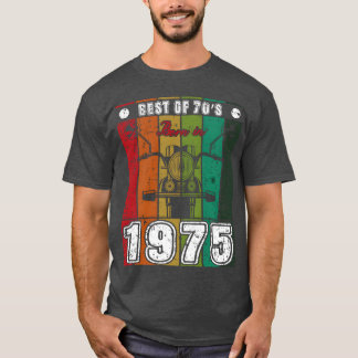 Best Of 70s Born In 1975 Classic Motorcycle family T-Shirt