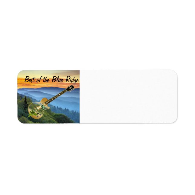 Best of Blue Ridge Sticker Return Address Label (Front)