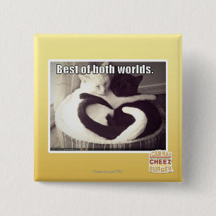 Best of both worlds. 15 cm square badge
