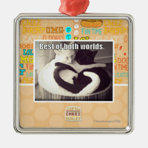 Best of both worlds. metal tree decoration