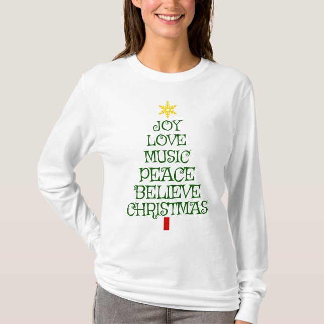 Best of Christmas, in a tree! T-Shirt (Front)