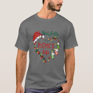 Best Of Gifts In Meme 'S Life Heart Christmas Ligh T-Shirt