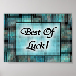 Good Luck Posters & Photo Prints | Zazzle NZ