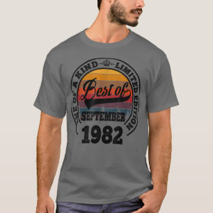 Best Of September 1982 40th Birthday Gift For 40 Y T-Shirt