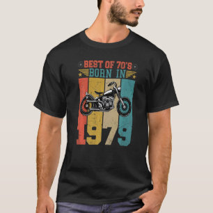 Best Of The 70's Born In 1979 Vintage Motorcycle B T-Shirt