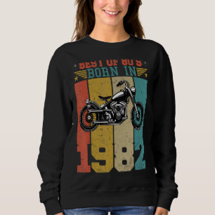 Best Of The 80's Born In 1982 Vintage Motorcycle B Sweatshirt