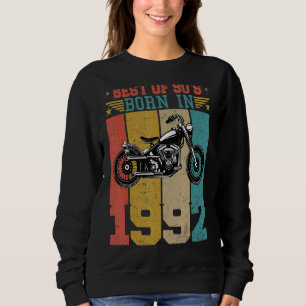 Best Of The 90's Born In 1992 Vintage Motorcycle B Sweatshirt