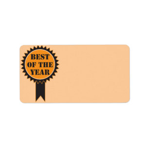 Best of the Year Address Label