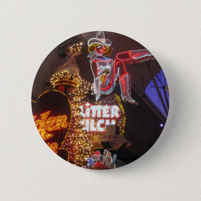 Best of Vegas 6 Cm Round Badge (Front)