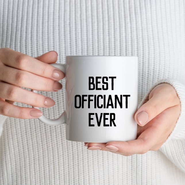Best Officiant Ever Wedding Officiant Bride Groom Mug (Creator Uploaded)