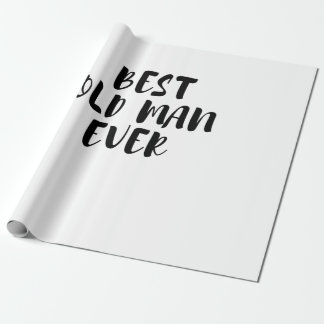 Best old man wrapping paper