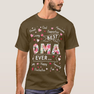 Best Oma Ever Funny First Time Grandma Mothers Day T-Shirt